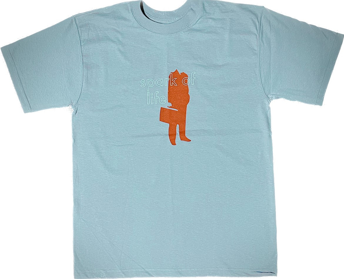 Spark Of Life Baby Blue Business Man T-Shirt